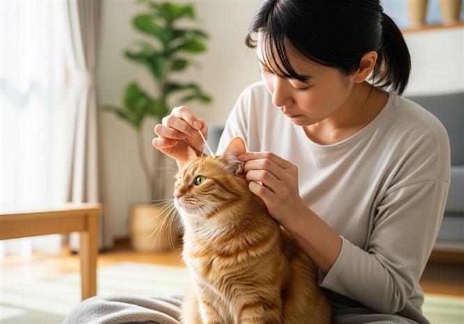猫の外耳炎