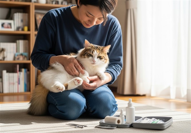 猫に多い皮膚病