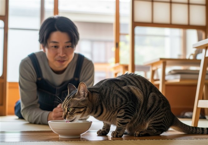 猫の飲水量を増やす