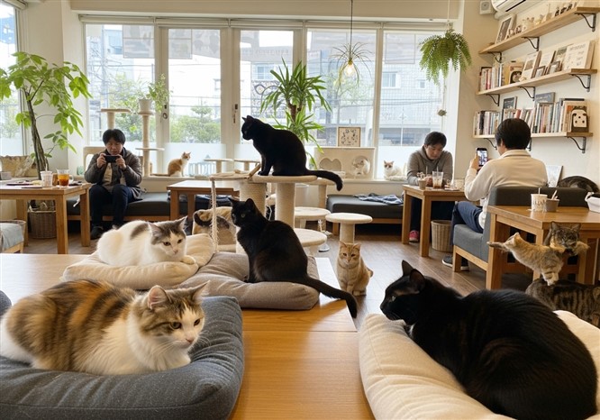 保護猫カフェ