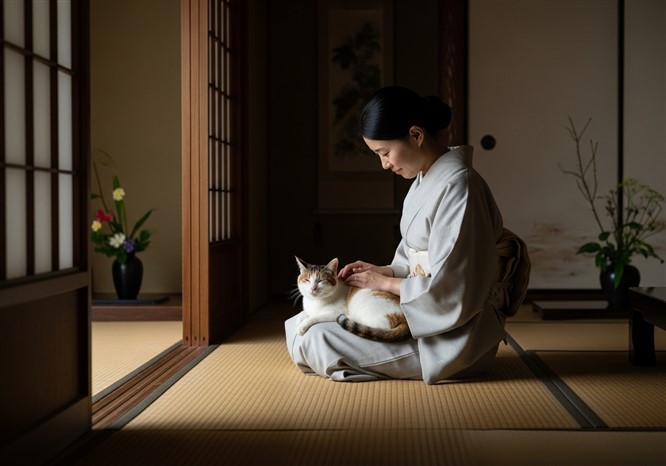 猫を飼っている