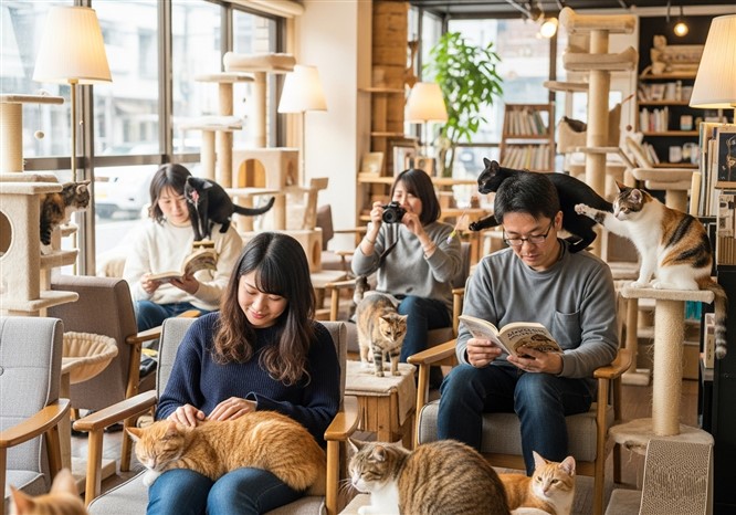 保護猫カフェ