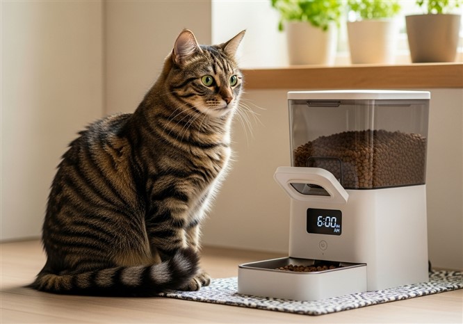 猫の自動給水器