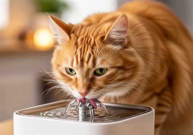 猫の自動給餌器