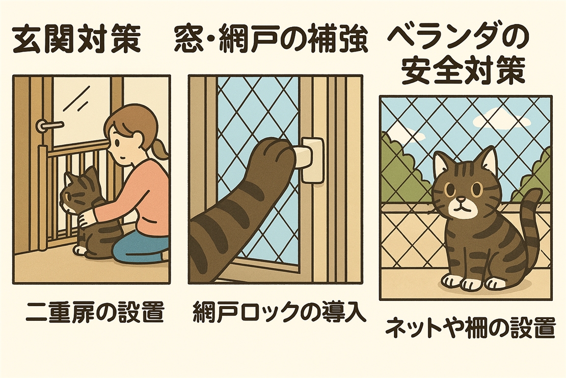 猫の脱走防止