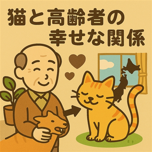 高齢者と猫