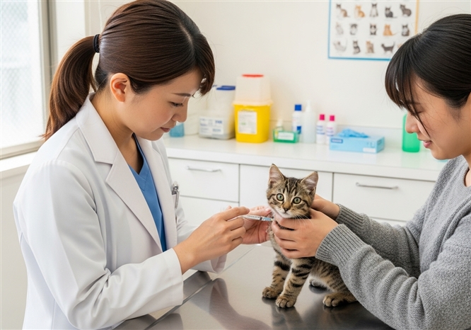 子猫のワクチン