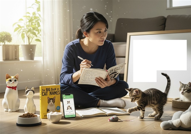 猫の名前を考える
