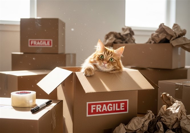 猫と引っ越し