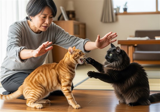 猫の喧嘩