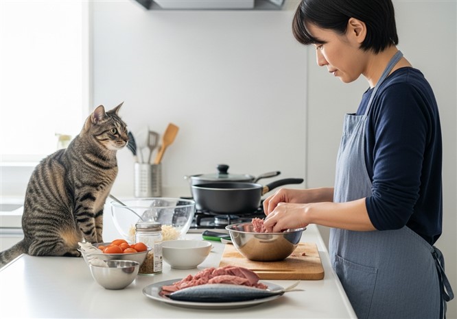 猫ごはんのレシピ