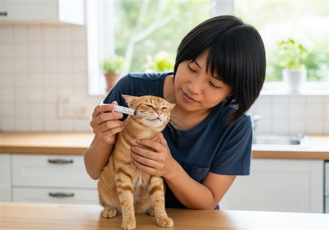 猫の薬の飲ませ方