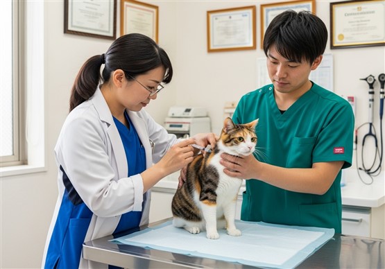 猫の予防接種