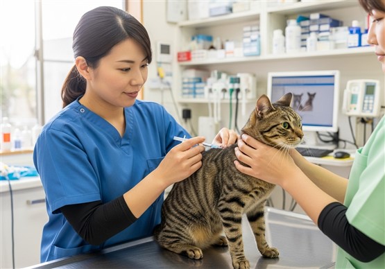 猫の予防接種