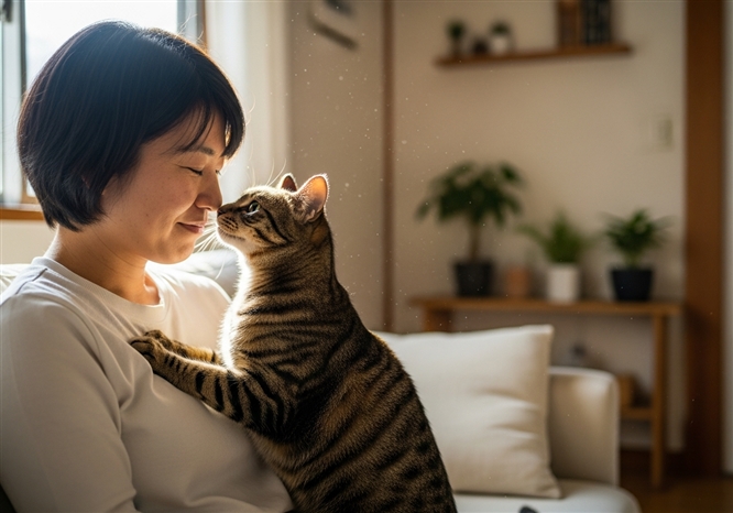猫の愛情表現
